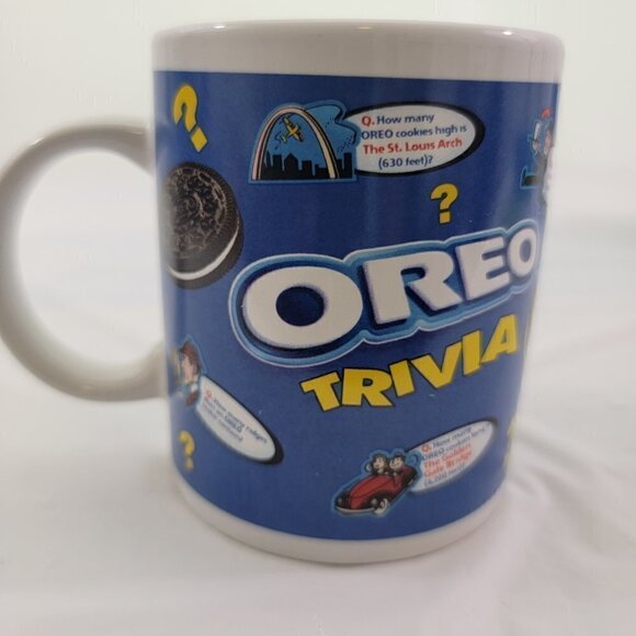 Oreo Nabisco Cookies Trivia & Oreo Moo More Milk Collectible Coffee Mug - Set of - Picture 8 of 16